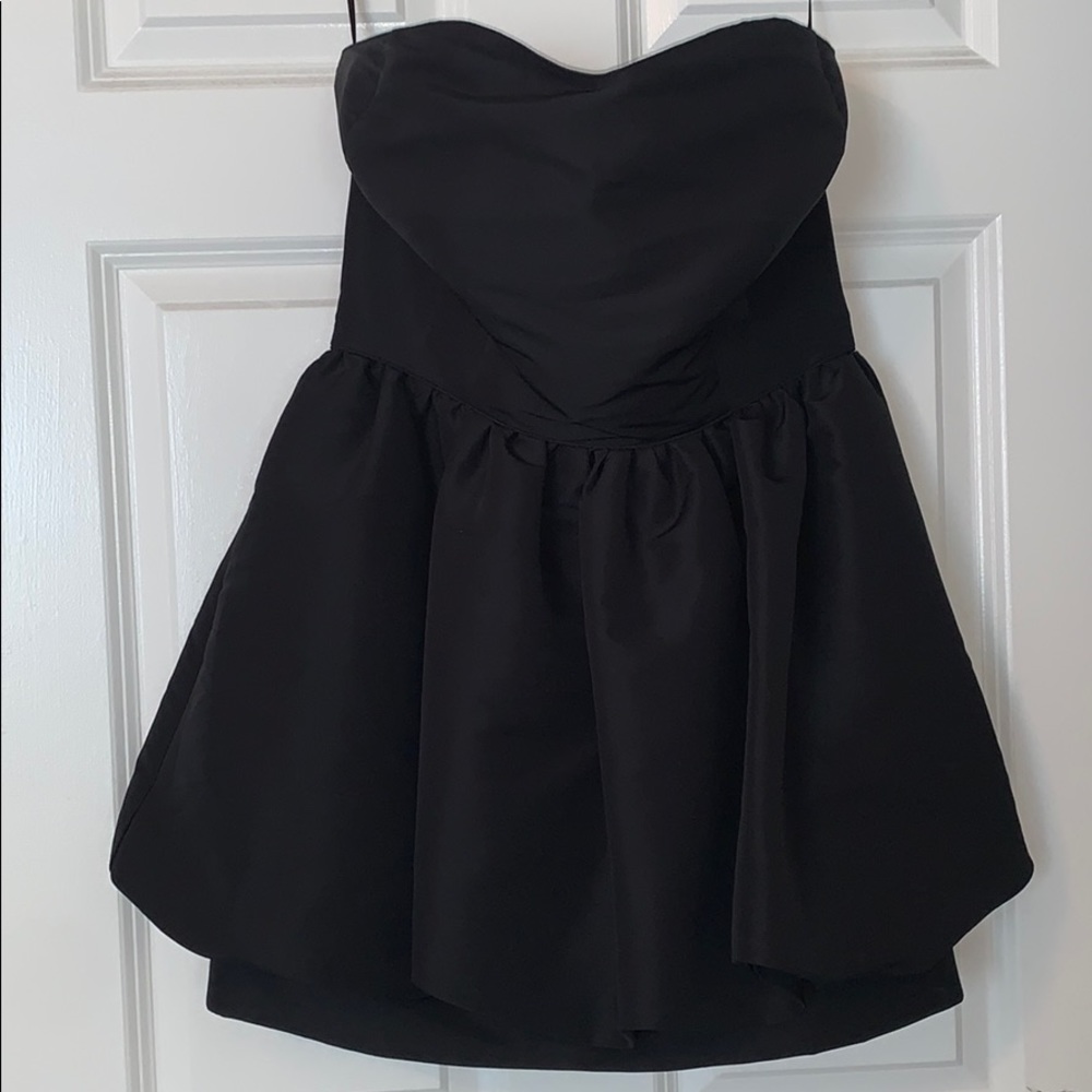 Strapless Black Dress
